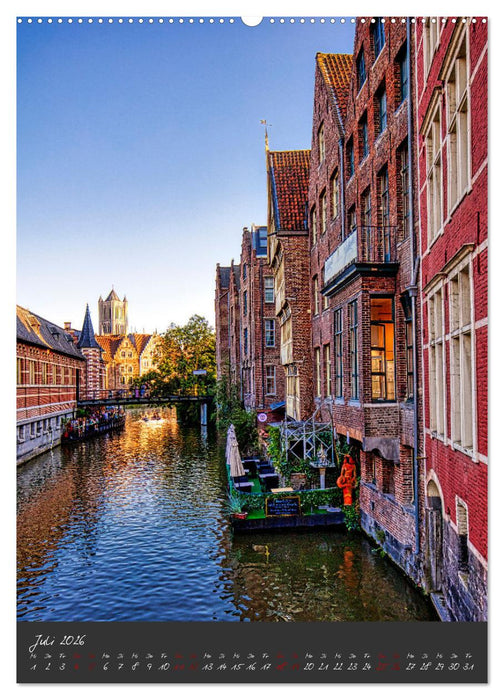 Grafschaft Flandern (CALVENDO Premium Wandkalender 2026)