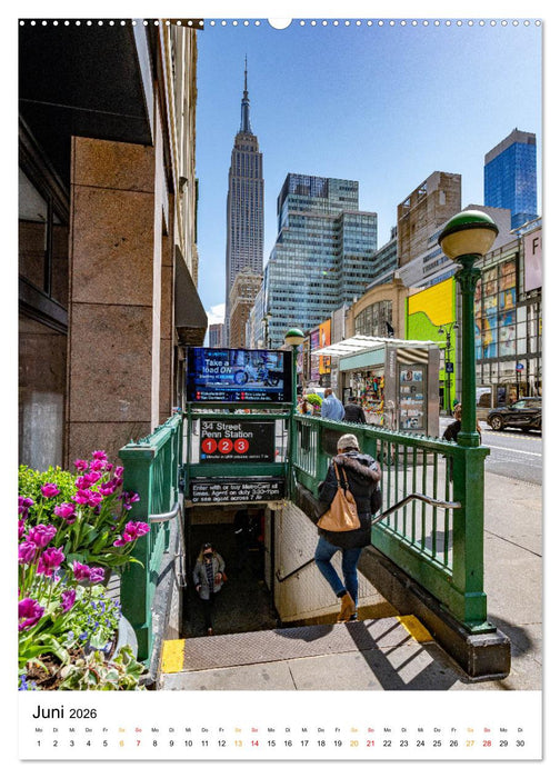 New York, Facetten einer Stadt (CALVENDO Premium Wandkalender 2026)