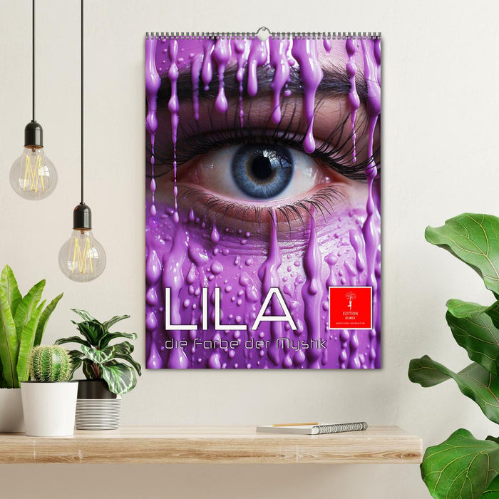 Lila, die Farbe der Mystik (CALVENDO Wandkalender 2026)