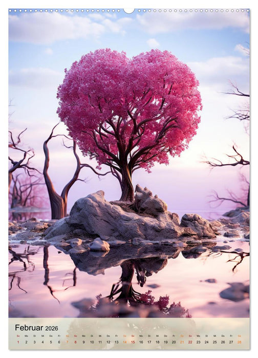 Lila, die Farbe der Mystik (CALVENDO Wandkalender 2026)