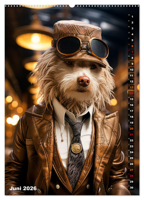 Stylische Hunde (CALVENDO Wandkalender 2026)