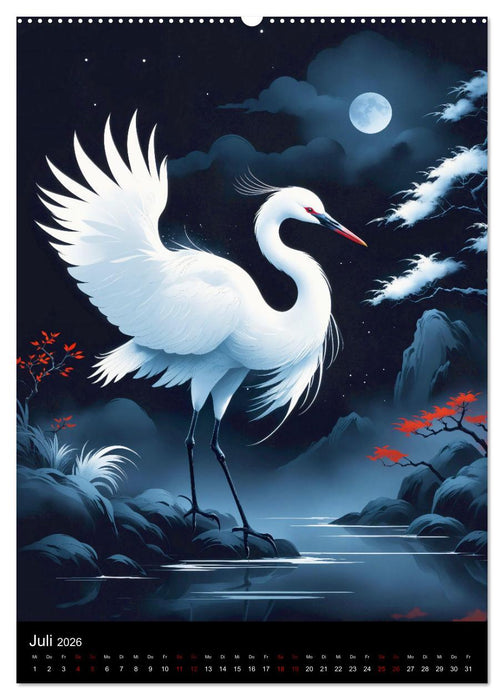 Asiatische Inspiration Fernöstlicher Art - Dunkle Werke (CALVENDO Premium Wandkalender 2026)