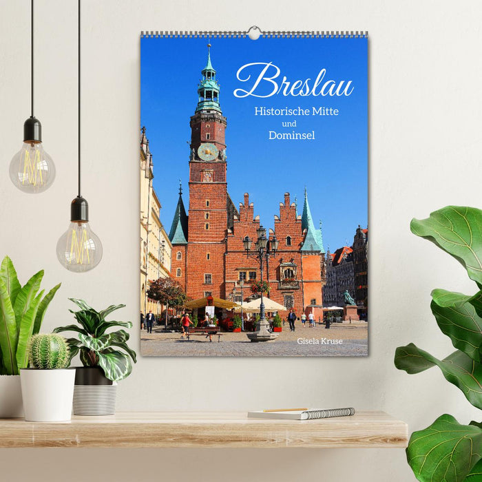 Breslau - Historische Mitte und Dominsel (CALVENDO Wandkalender 2026)