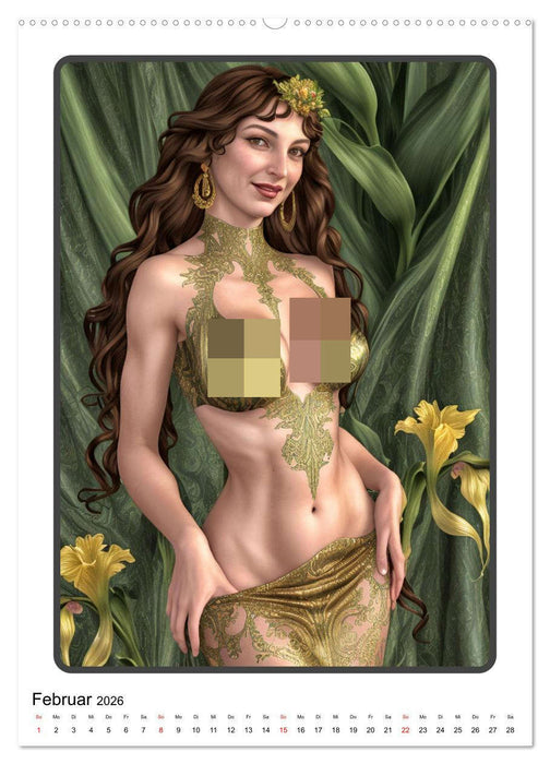 Modefantasien (CALVENDO Wandkalender 2026)