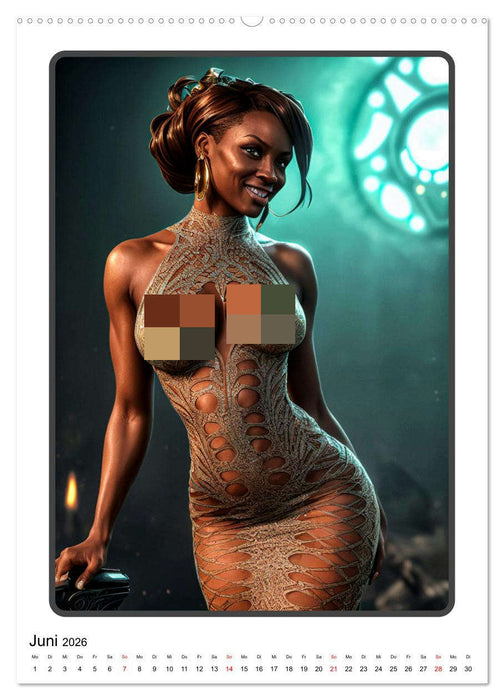 Modefantasien (CALVENDO Wandkalender 2026)