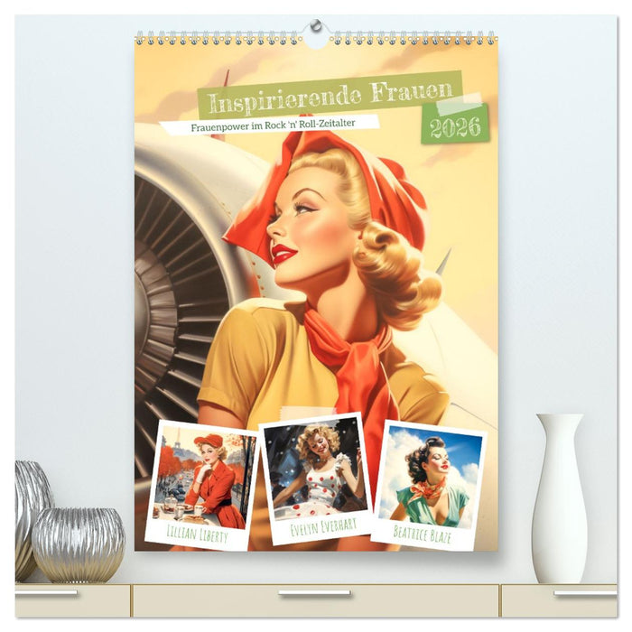 Inspirierende Frauen (CALVENDO Premium Wandkalender 2026)