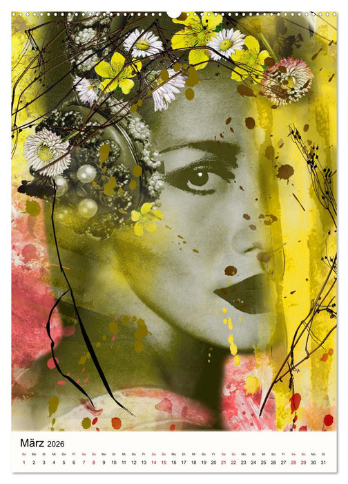 FLOWER GIRLS (CALVENDO Premium Wandkalender 2026)