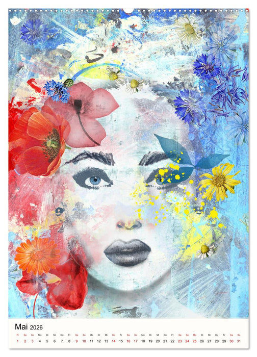 FLOWER GIRLS (CALVENDO Premium Wandkalender 2026)