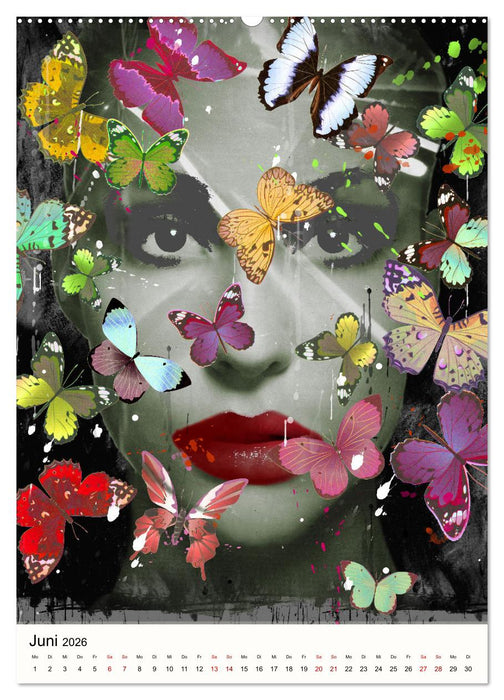 FLOWER GIRLS (CALVENDO Premium Wandkalender 2026)