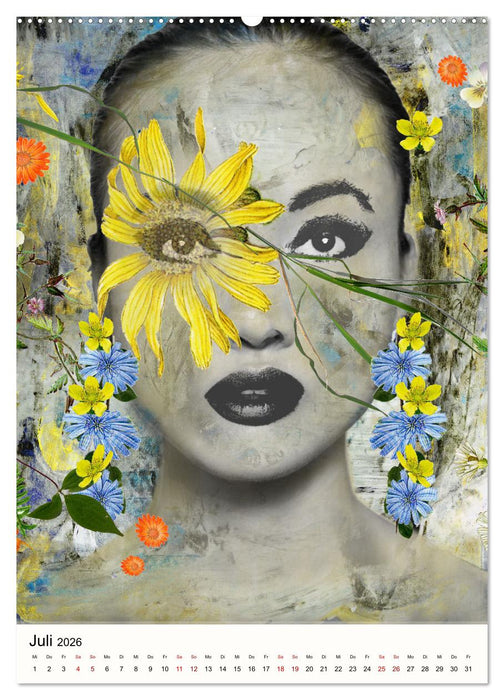 FLOWER GIRLS (CALVENDO Premium Wandkalender 2026)