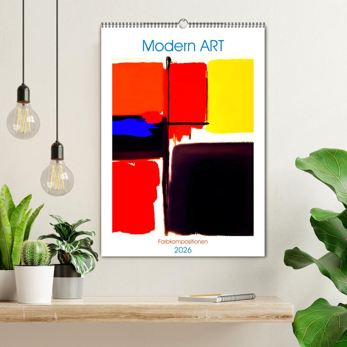 Modern ART Farbkompositionen (CALVENDO Wandkalender 2026)