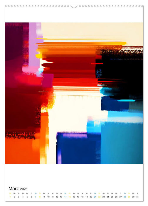 Modern ART Farbkompositionen (CALVENDO Wandkalender 2026)