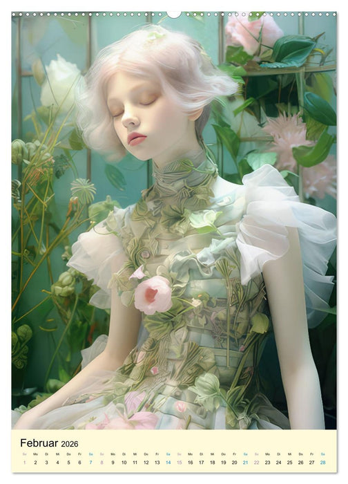 Elfenhafte Frauen Fantasiebilder (CALVENDO Wandkalender 2026)
