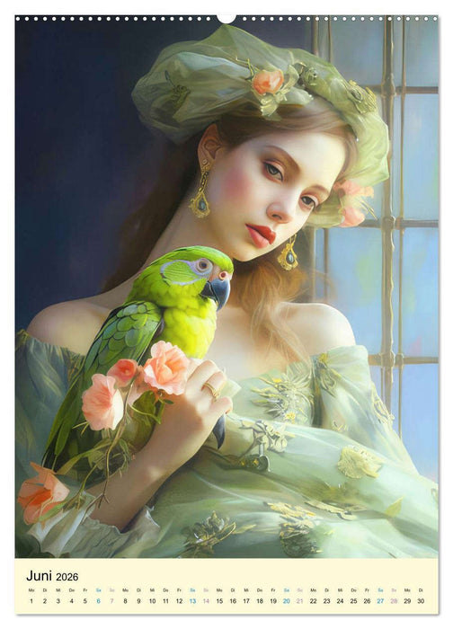 Elfenhafte Frauen Fantasiebilder (CALVENDO Wandkalender 2026)