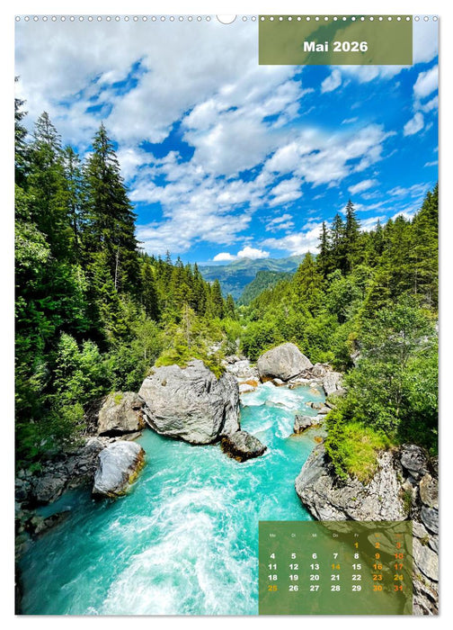 Erlebe mit mir die Alpen (CALVENDO Premium Wandkalender 2026)