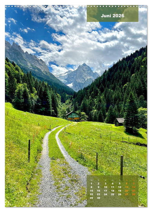 Erlebe mit mir die Alpen (CALVENDO Premium Wandkalender 2026)