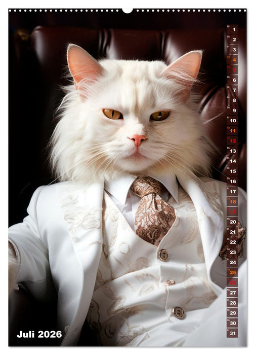 Stylische Katzen (CALVENDO Premium Wandkalender 2026)
