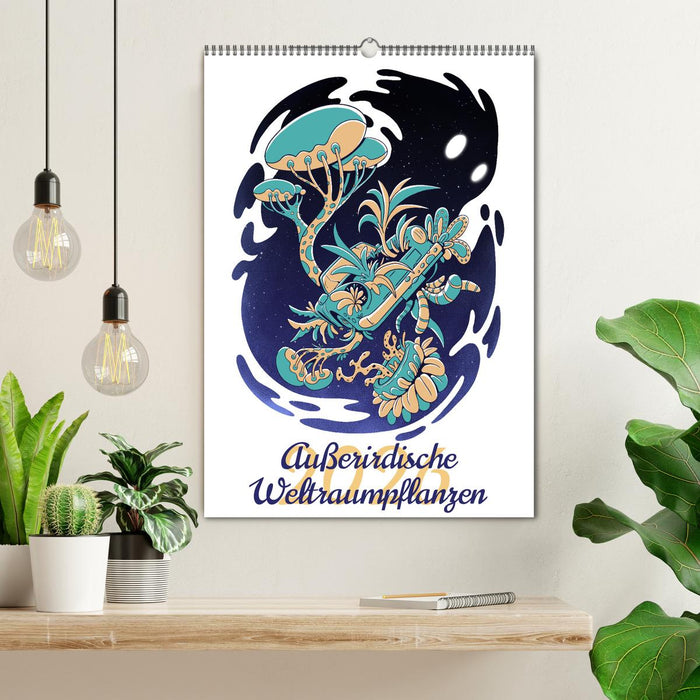 Außerirdische Weltraumpflanzen (CALVENDO Wandkalender 2026)