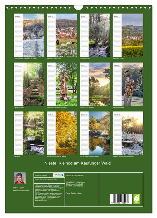 Nieste, Kleinod am Kaufunger Wald (CALVENDO Wandkalender 2026)