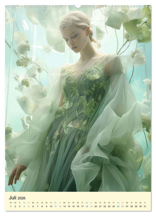 Elfenhafte Frauen Fantasiebilder (CALVENDO Premium Wandkalender 2026)