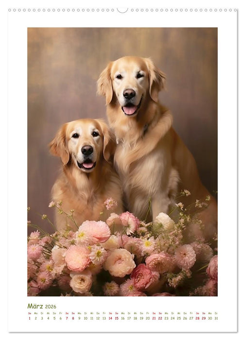 Hunderassen (CALVENDO Premium Wandkalender 2026)