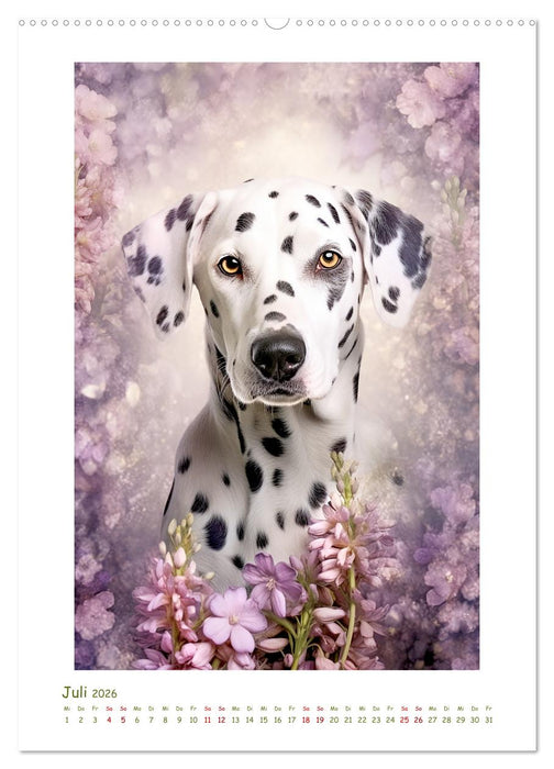 Hunderassen (CALVENDO Premium Wandkalender 2026)