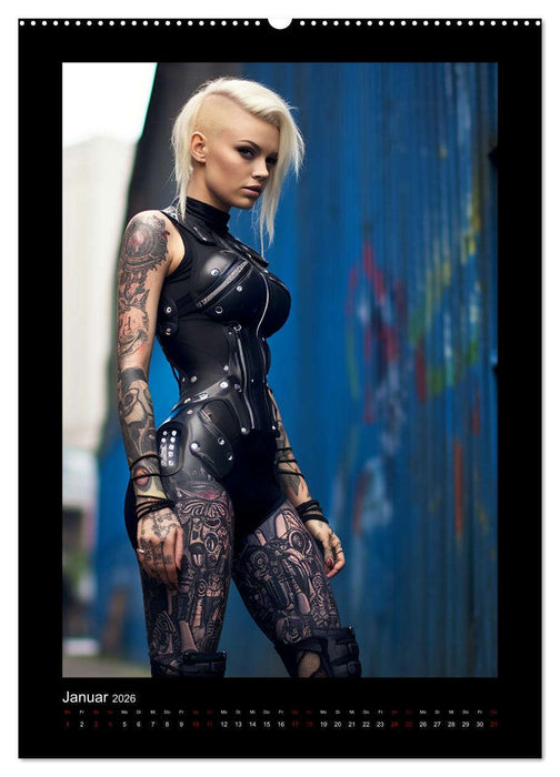 Cybergirls (CALVENDO Wandkalender 2026)