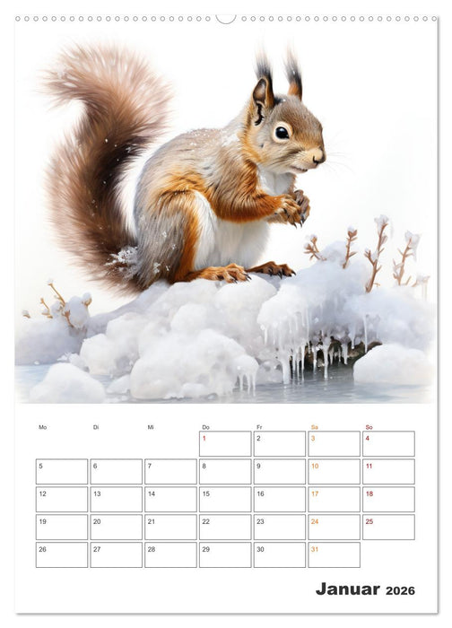 Unsere Tiere des Waldes (CALVENDO Wandkalender 2026)