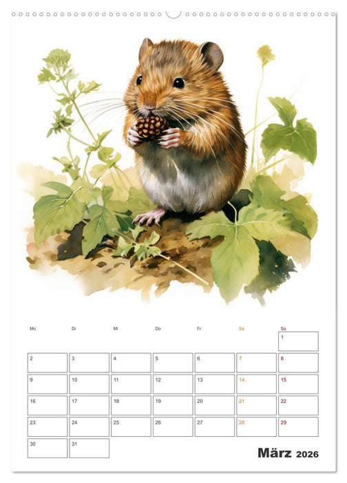 Unsere Tiere des Waldes (CALVENDO Wandkalender 2026)