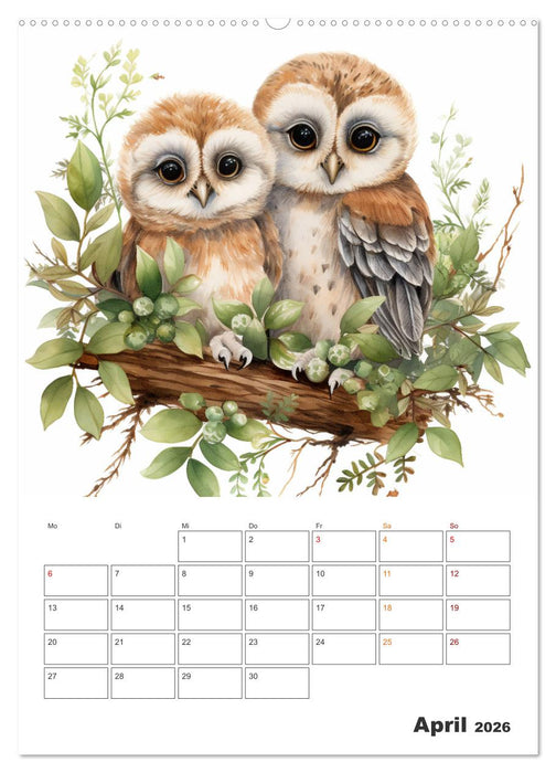 Unsere Tiere des Waldes (CALVENDO Wandkalender 2026)