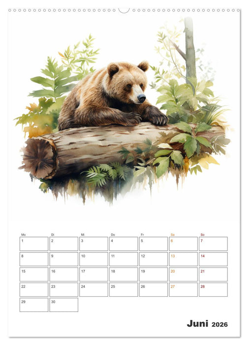 Unsere Tiere des Waldes (CALVENDO Wandkalender 2026)