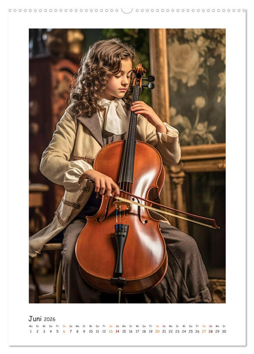 Musikalische Talente (CALVENDO Premium Wandkalender 2026)