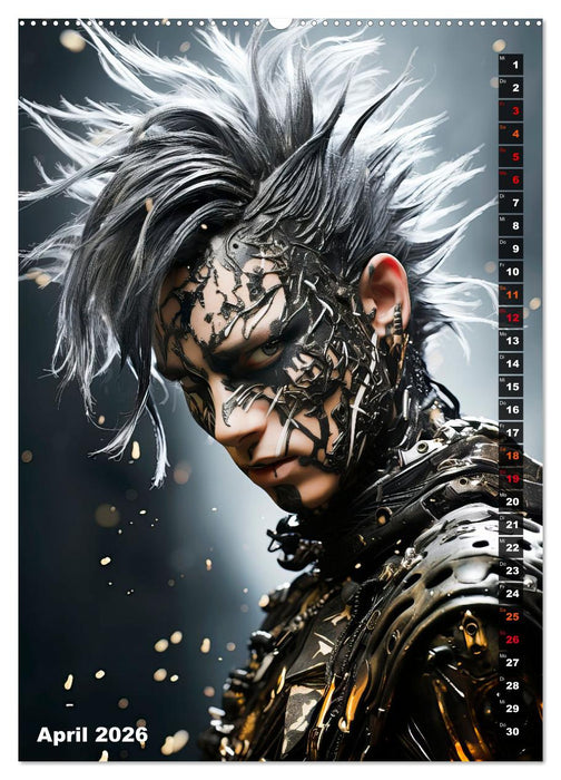 CYBERPUNK Urcoole Typen (CALVENDO Premium Wandkalender 2026)