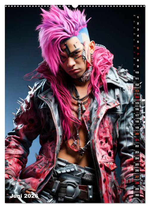 CYBERPUNK Urcoole Typen (CALVENDO Premium Wandkalender 2026)