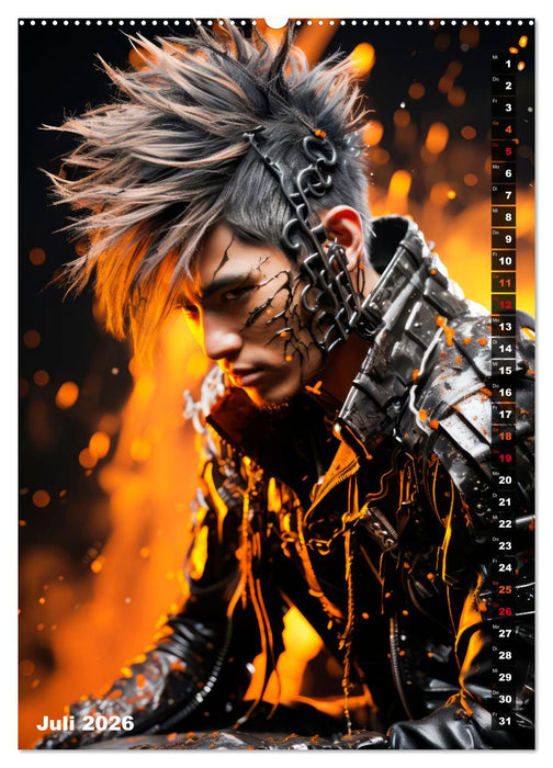 CYBERPUNK Urcoole Typen (CALVENDO Premium Wandkalender 2026)