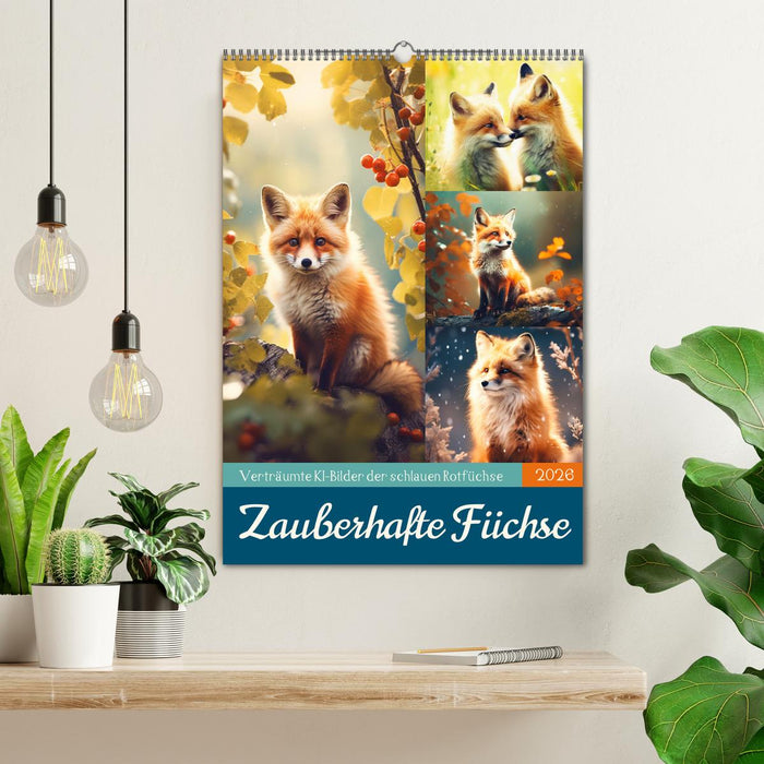 Zauberhafte Füchse (CALVENDO Wandkalender 2026)
