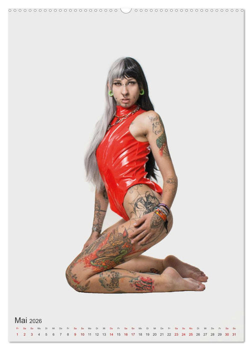 Die Welt der Tätowierungen: Ein Jahr in Bildern (CALVENDO Wandkalender 2026)