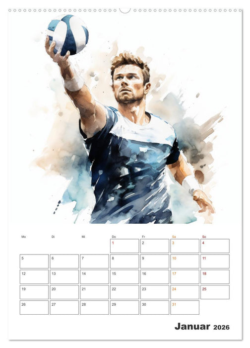 Aktivitäten im Sport (CALVENDO Premium Wandkalender 2026)