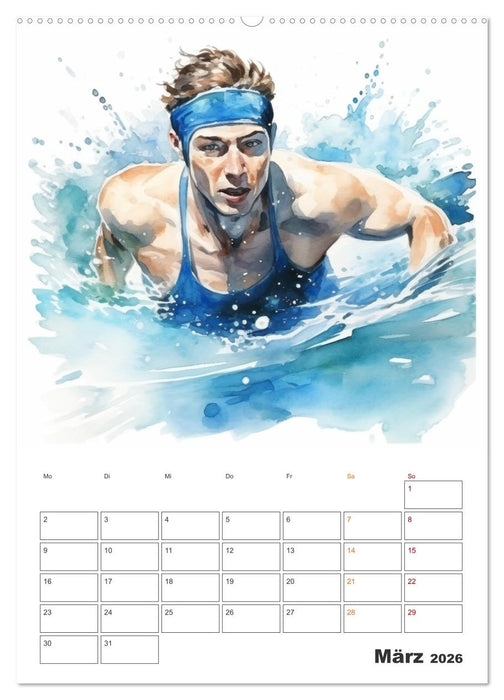 Aktivitäten im Sport (CALVENDO Premium Wandkalender 2026)