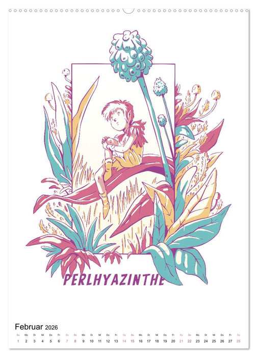 Wunderwelt der Blumen (CALVENDO Premium Wandkalender 2026)