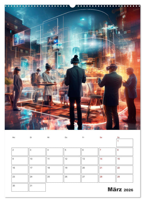 METAVERSE Cooler Terminplaner (CALVENDO Wandkalender 2026)