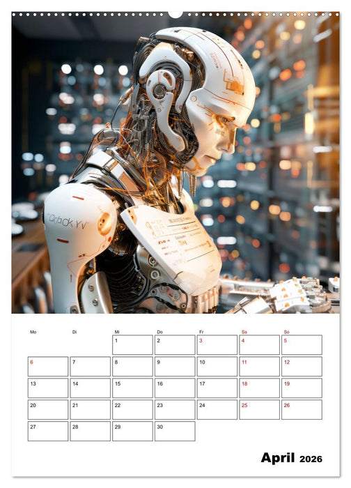 KÜNSTLICHE INTELLIGENZ Cooler Terminplaner (CALVENDO Wandkalender 2026)