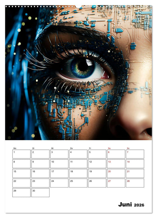 KÜNSTLICHE INTELLIGENZ Cooler Terminplaner (CALVENDO Wandkalender 2026)