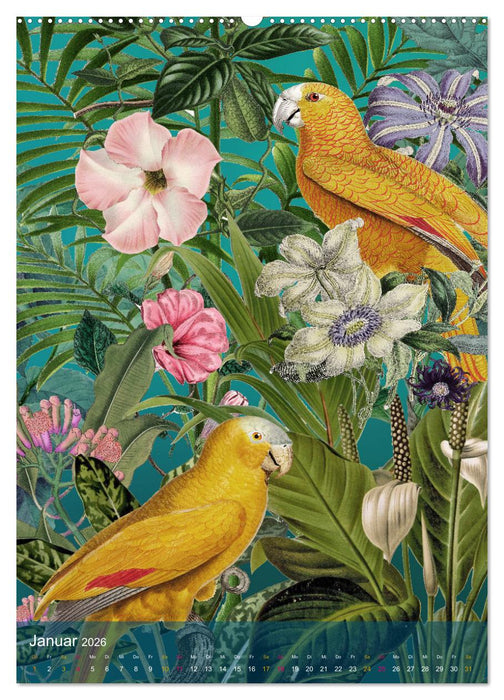Gefiederte Dschungelfreunde (CALVENDO Wandkalender 2026)