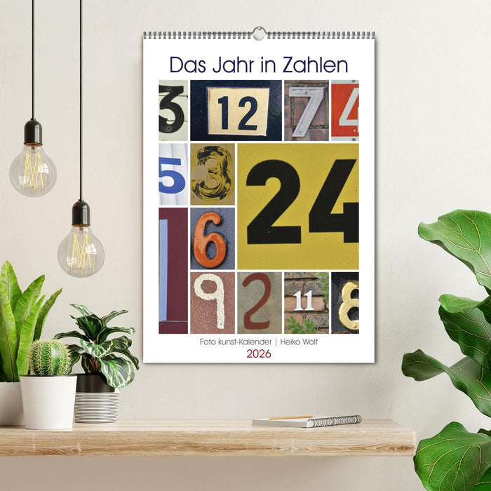 Das Jahr in Zahlen (CALVENDO Wandkalender 2026)