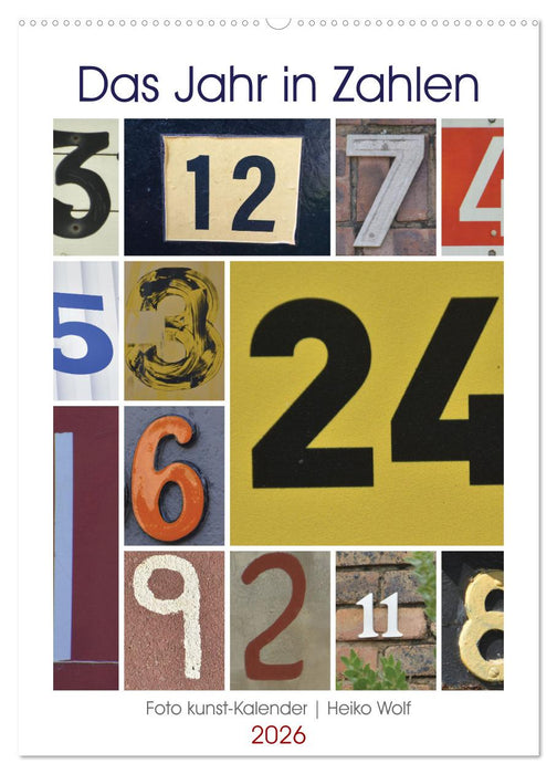 Das Jahr in Zahlen (CALVENDO Wandkalender 2026)