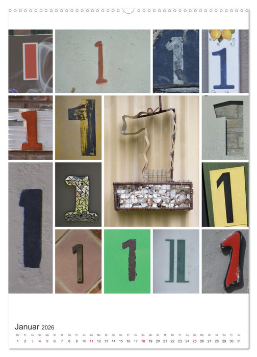 Das Jahr in Zahlen (CALVENDO Wandkalender 2026)