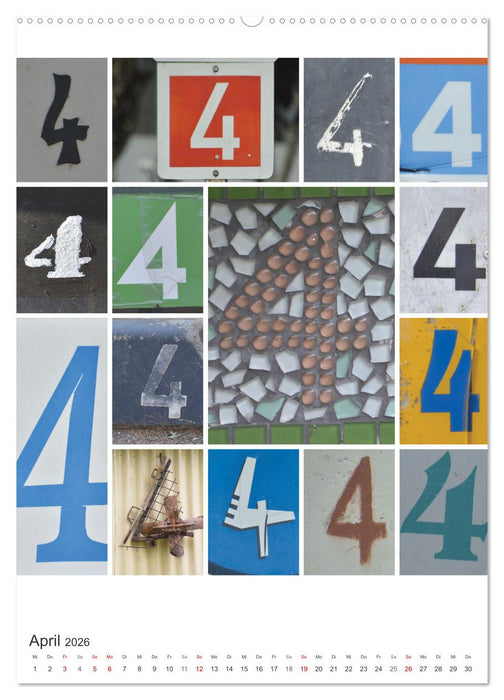 Das Jahr in Zahlen (CALVENDO Wandkalender 2026)