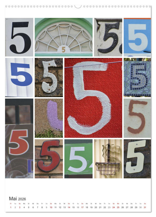 Das Jahr in Zahlen (CALVENDO Wandkalender 2026)