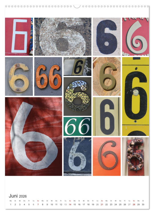 Das Jahr in Zahlen (CALVENDO Wandkalender 2026)
